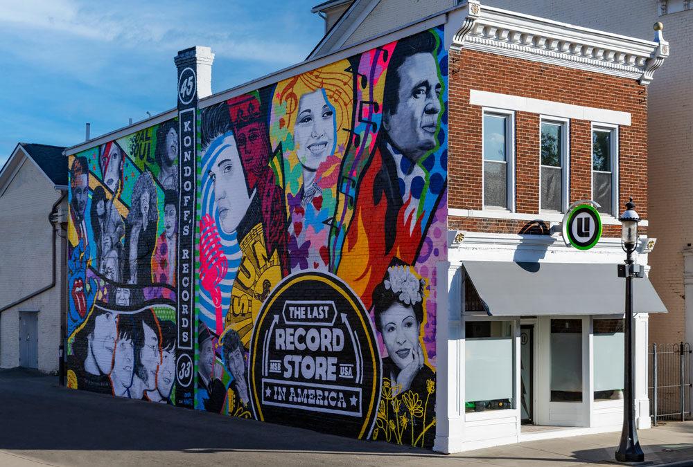 The Last Record Store Mural